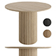 Farmhouse 39 Round Wood Dining Table by Homary - 3DOcean Item for Sale